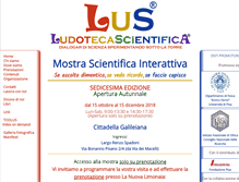 Tablet Screenshot of ludotecascientifica.it
